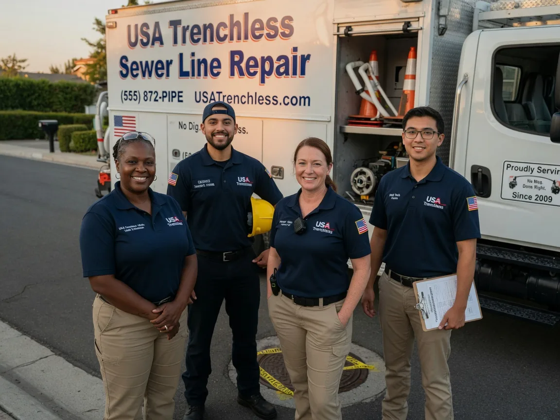 Sewer Line Repair company in Foss, OK
